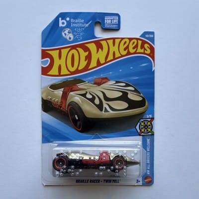 Hot Wheels Twin Mill "Braille Racer"